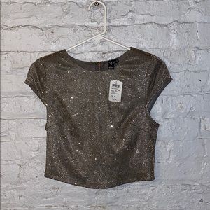 Sparkly crop top